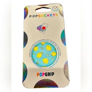 Pop sockets Lemons pop grip phone grip & stand with swappable top